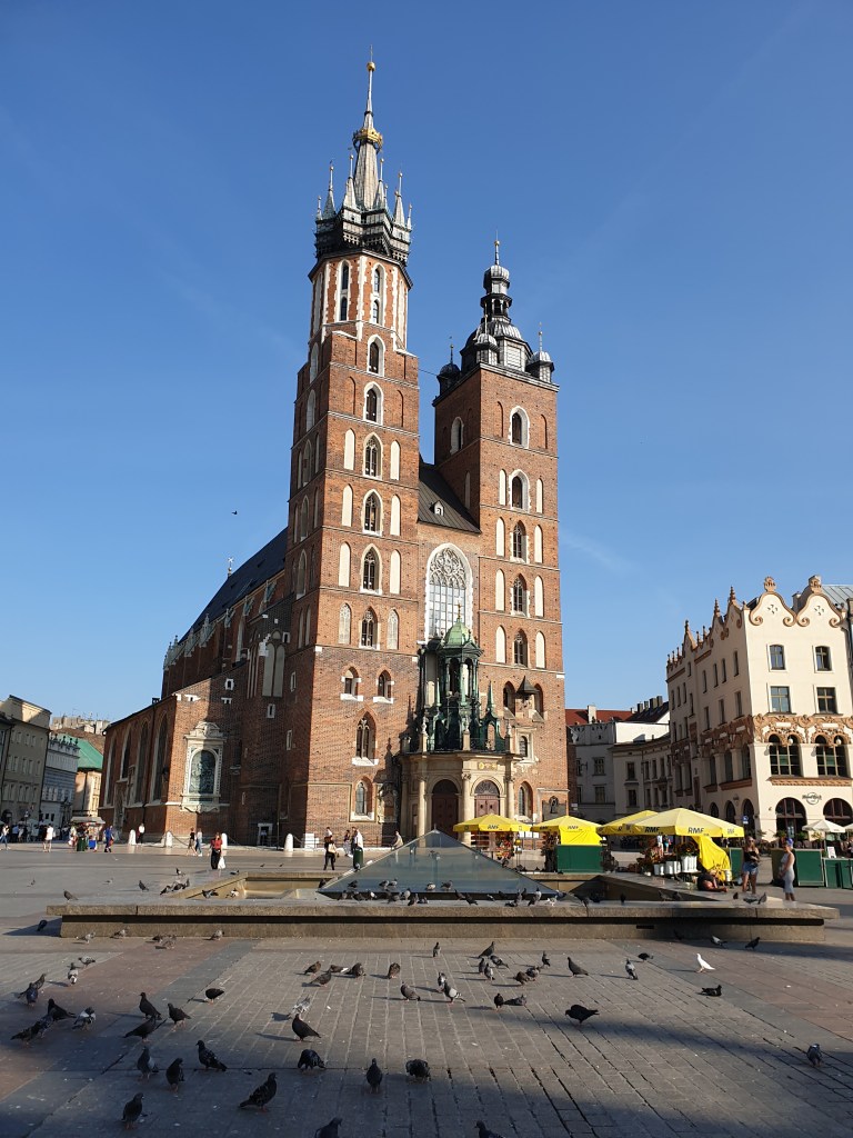 St Mary's Basilica, Krakow Old Town. Image by Hayley Everett.